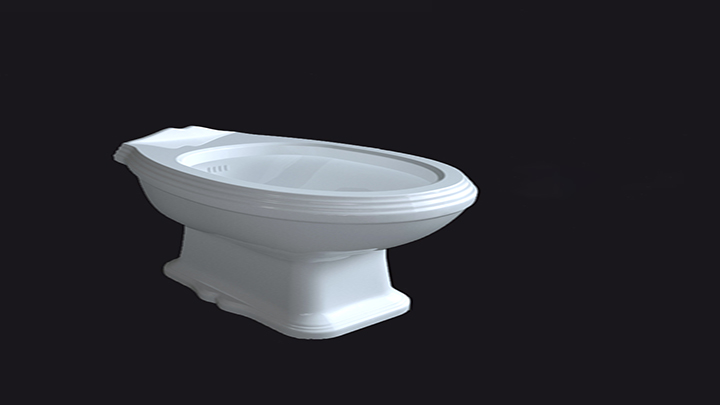 渲染模型_马桶007