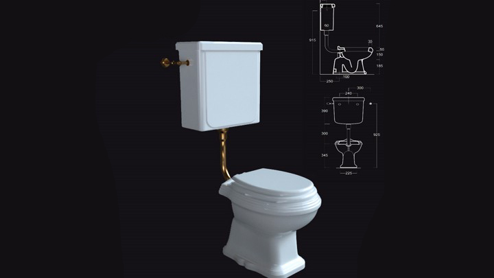 渲染模型_马桶014