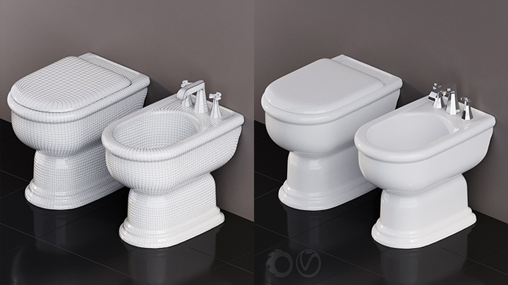 渲染模型_马桶027