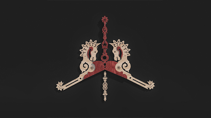 渲染模型_马螺纹001