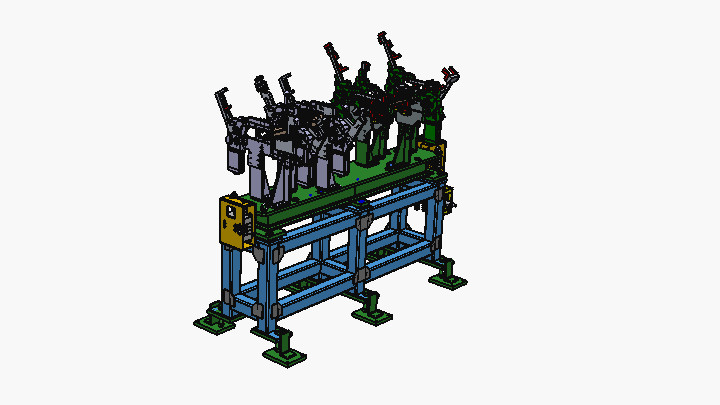 Catia_汽车工装夹具005