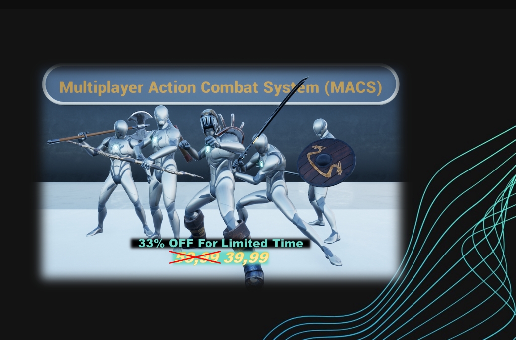 Multiplayer Action Combat System (MACS) 5.0-5.1多人动作战斗系统