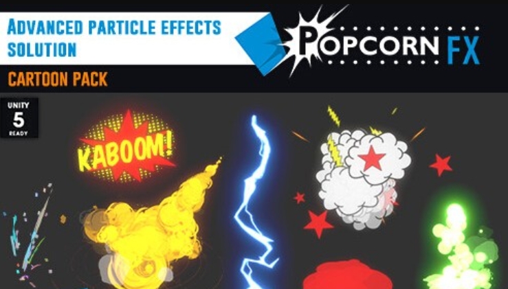 PopcornFX Cartoon FX Pack v2.0f卡通特效包