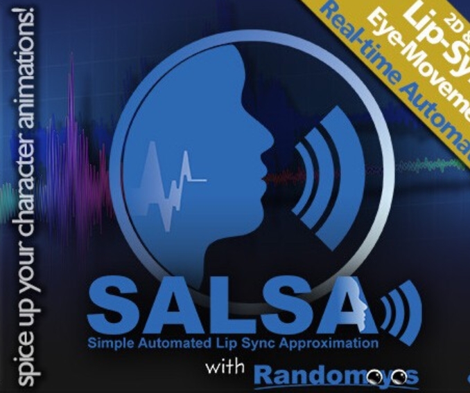SALSA With RandomEyes v1.4.0语音生成口型动画插件