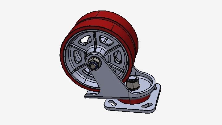 STEP_万向轮脚轮014