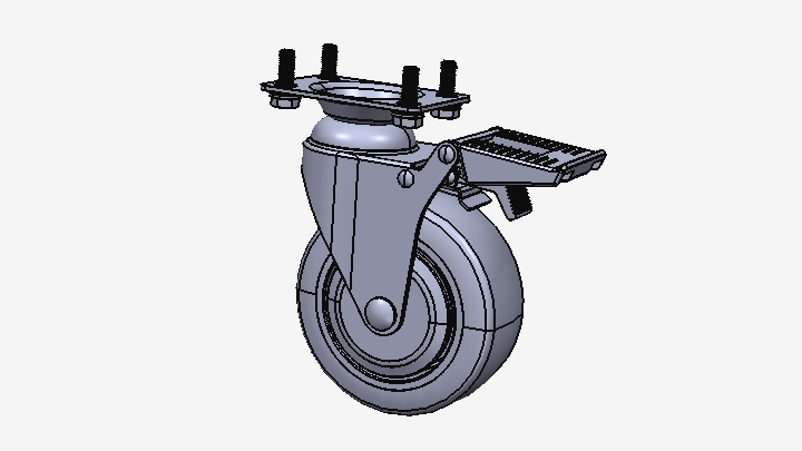 STEP_万向轮脚轮034
