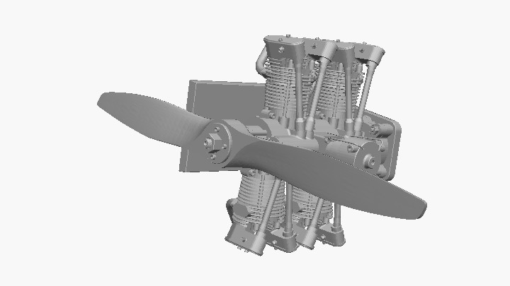 STEP_四缸对置气缸发动机001