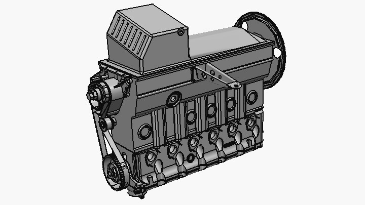 STEP_宝马汽车发动机001
