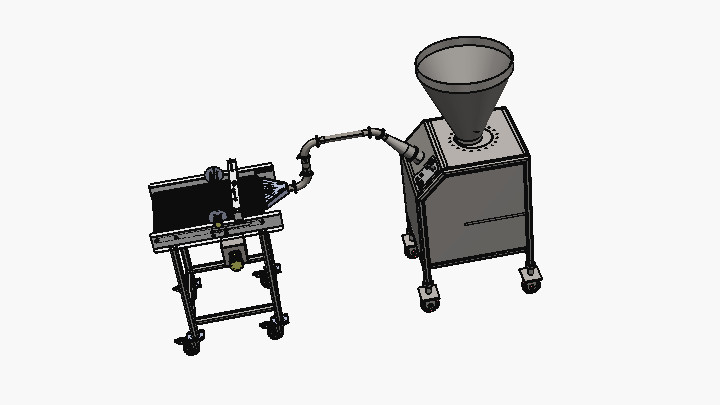 STEP_工业食品加工设备挤压机001