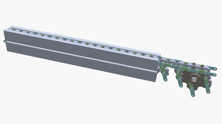 SW_倍速链与铝材导轨及配套链轮装配001