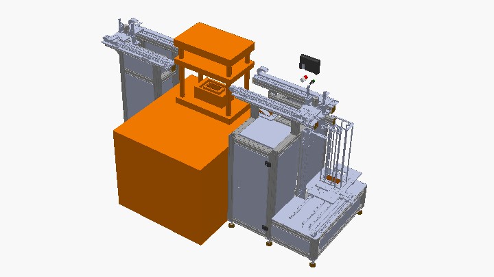 SW_冲床机械手臂全自动上下料机001