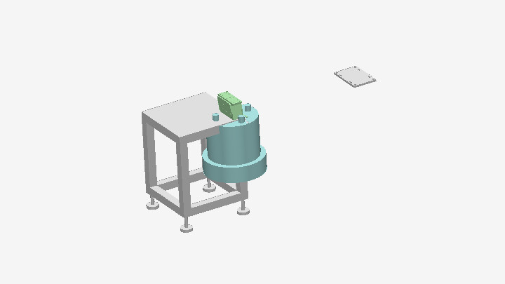SW_小塑料圆形零件振动盘送料001