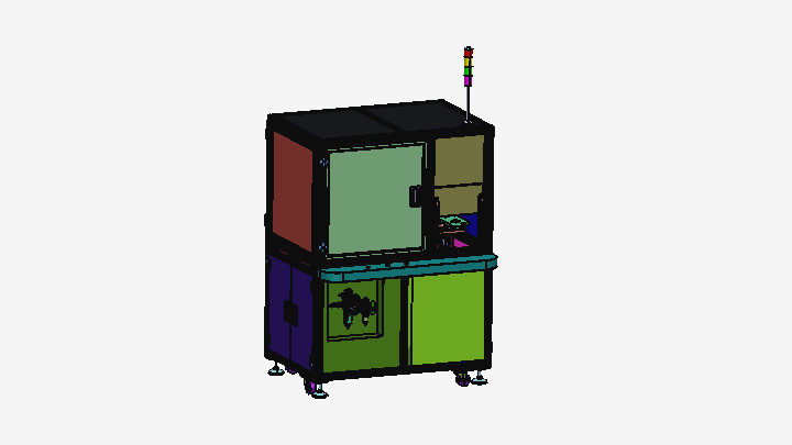 SW_手机正反面贴保护膜贴标签机001