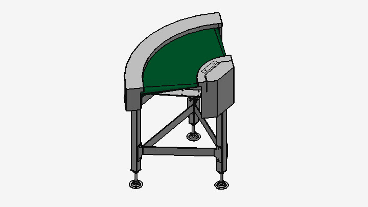 SW_拐弯皮带输送机001