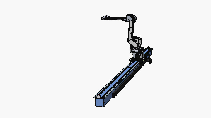 SW_滚轮结构机器人行走轨道001