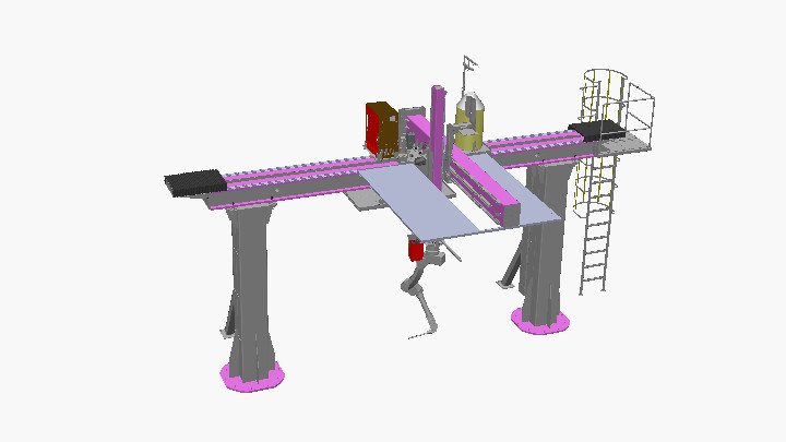 SW_龙门架焊接机器人001