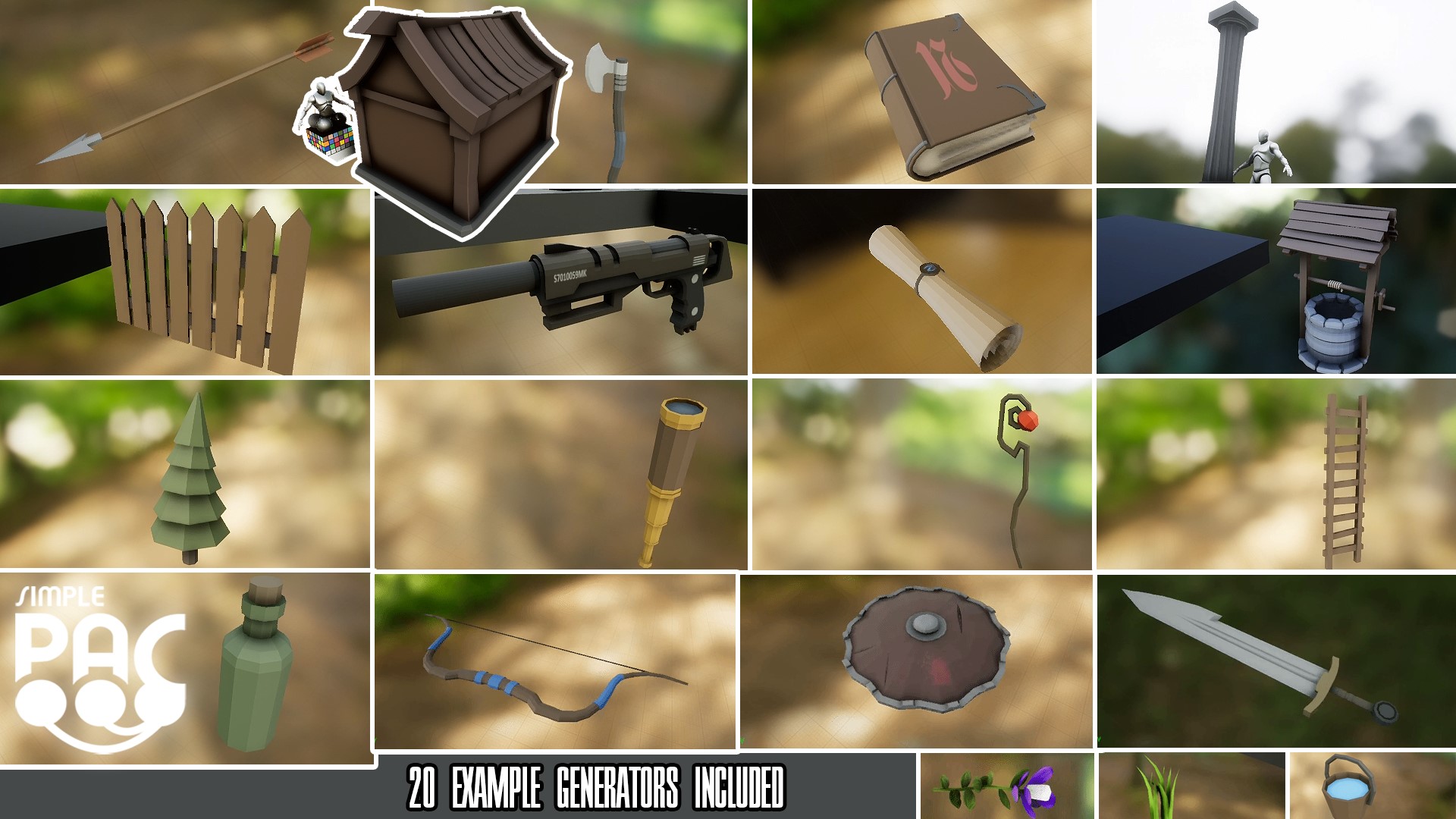 Simple Procedural Asset Creator插件