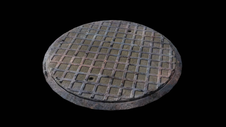 UE项目资源_模型资源_下水道盖004