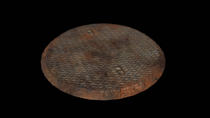 UE项目资源_模型资源_下水道盖005