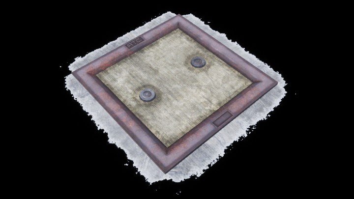 UE项目资源_模型资源_井盖040