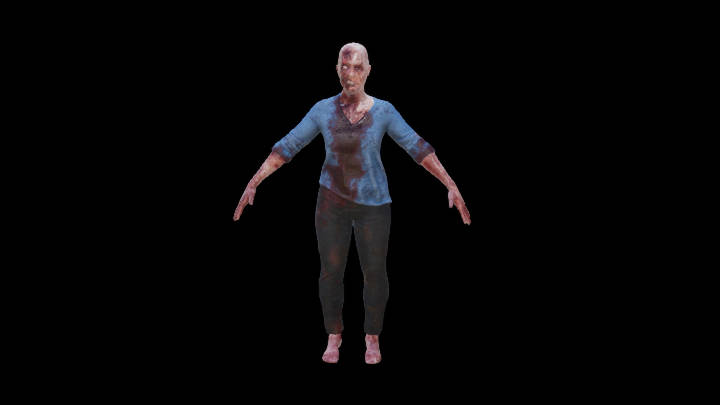 UE项目资源_模型资源_僵尸008