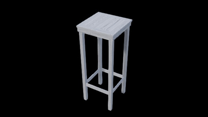 UE项目资源_模型资源_凳子250