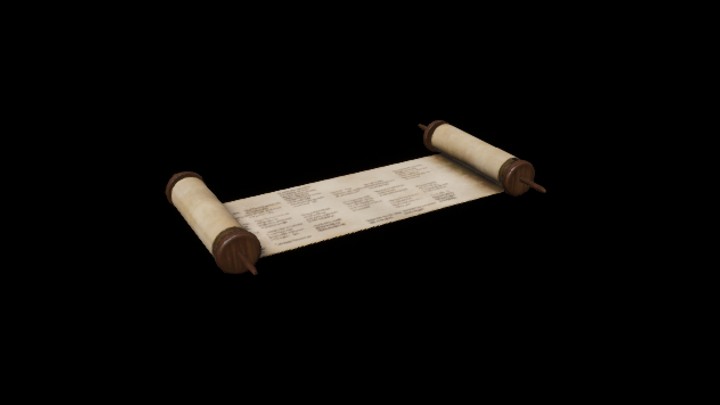 UE项目资源_模型资源_卷轴015