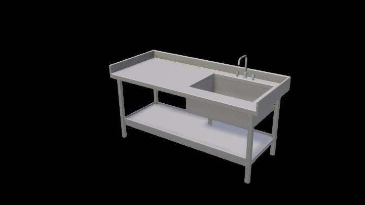 UE项目资源_模型资源_厨房洗涤槽001