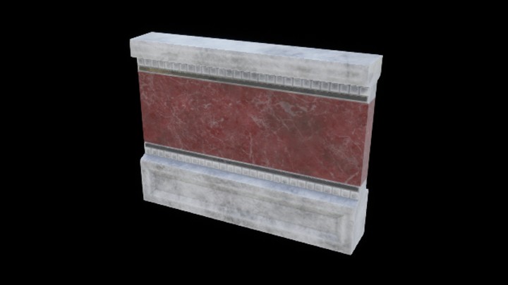 UE项目资源_模型资源_围墙034