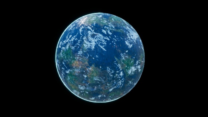 UE项目资源_模型资源_地球001