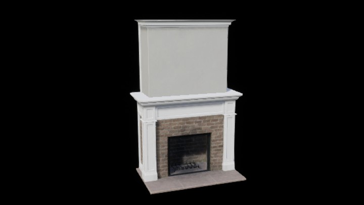 UE项目资源_模型资源_壁炉024