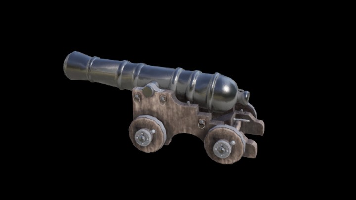 UE项目资源_模型资源_大炮006