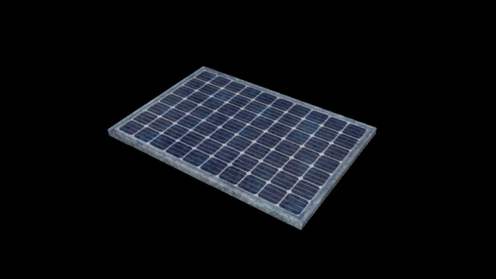 UE项目资源_模型资源_太阳能板005