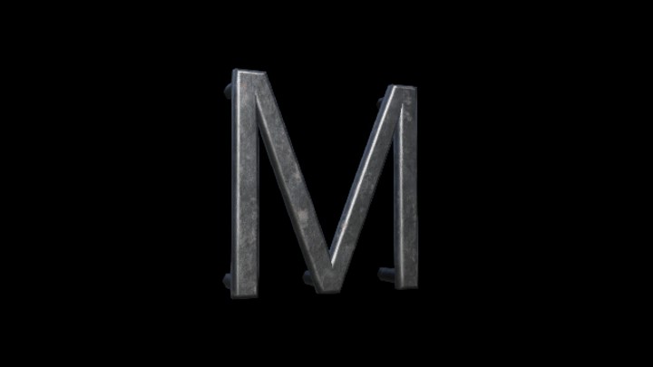 UE项目资源_模型资源_字母045