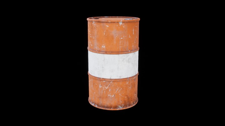 UE项目资源_模型资源_工业油桶001