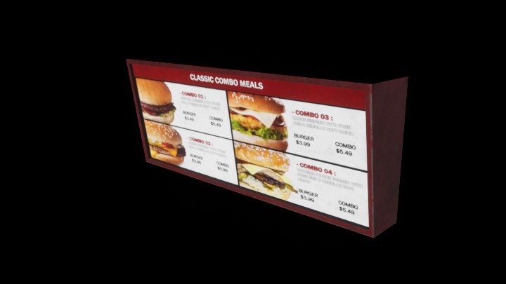 UE项目资源_模型资源_广告牌186