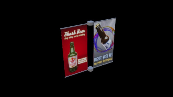 UE项目资源_模型资源_广告牌298