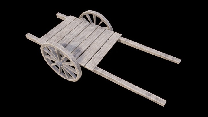 UE项目资源_模型资源_手推车026