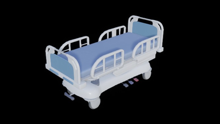 UE项目资源_模型资源_护理床002