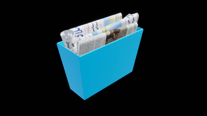 UE项目资源_模型资源_报纸027