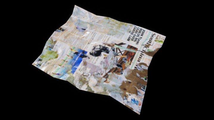 UE项目资源_模型资源_报纸032