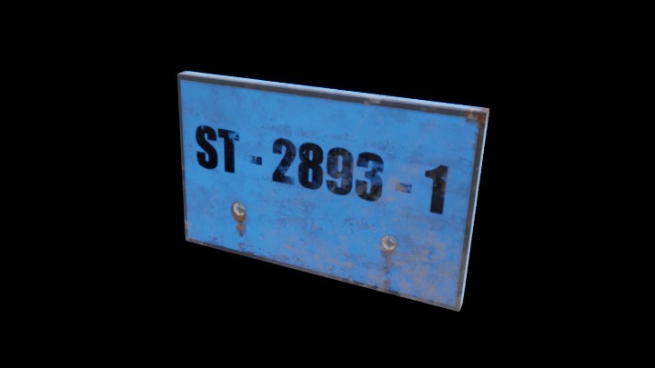 UE项目资源_模型资源_指示牌101