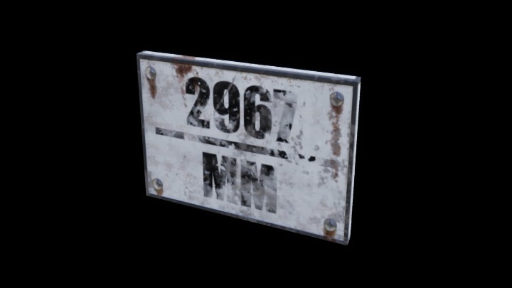 UE项目资源_模型资源_指示牌103