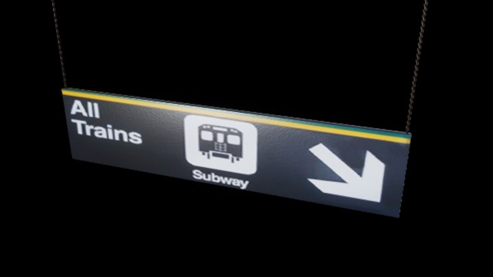 UE项目资源_模型资源_指示牌184