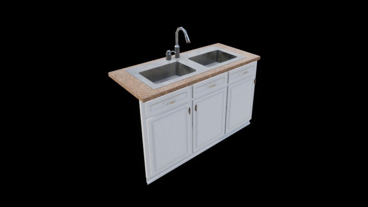 UE项目资源_模型资源_料理台002