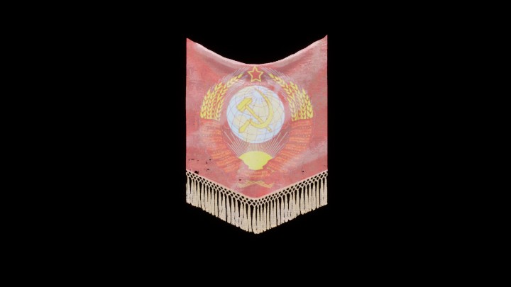 UE项目资源_模型资源_旗帜065