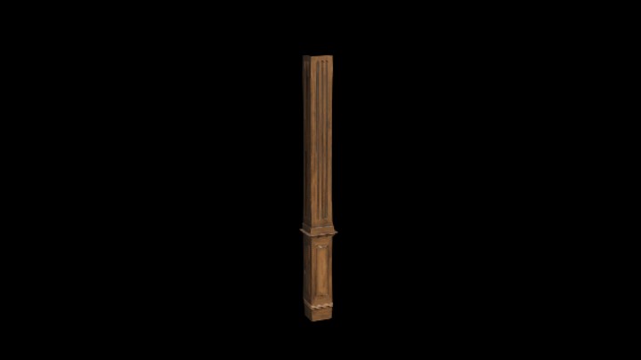 UE项目资源_模型资源_木柱001