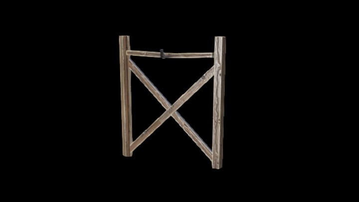 UE项目资源_模型资源_木栏005