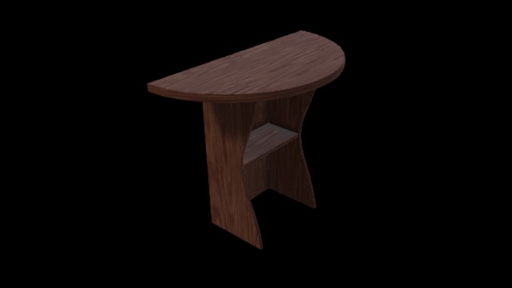 UE项目资源_模型资源_木桌008