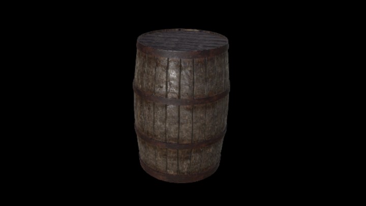 UE项目资源_模型资源_木桶170